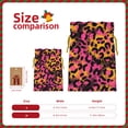 thumbnail image 4 of ZICANCN Christmas Gift Bags, Abstract Pink Animal Print Reusable Fabric Drawstring Storage Bags with Drawstring, Medium Size, 4 of 7