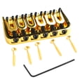 thumbnail image 4 of Electric Guitar Fixed Bridge, Easy Installation Guitar Fixed Bridge Strong Compatibility Metal  For Replacement Silver With Silver Screws,Black With Silver Screws,Gold With Gold, 4 of 8
