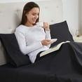 thumbnail image 5 of Nestl Pillow Cases, 1800 Series Luxury Soft Microfiber Queen/Standard Pillow Cases Set of 2 (20"x30"), Breathable & Easy Care Pillow Covers, Black, 5 of 6
