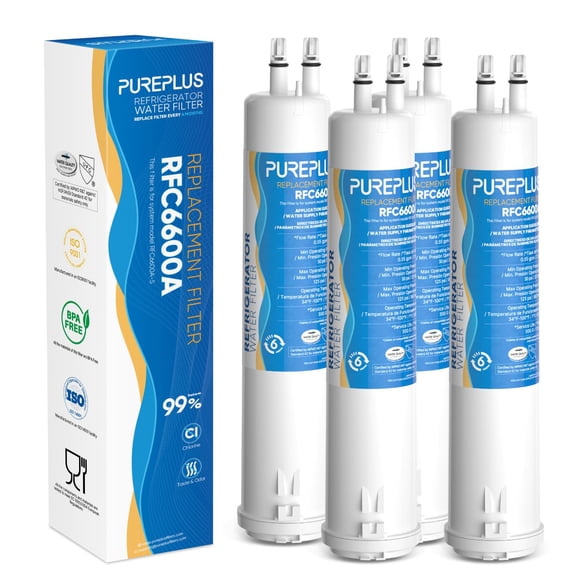 Filtro de Agua para Refrigerador PUREPLUS 4396841 Pack de 4 Compatible