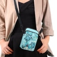 thumbnail image 4 of HELLHERO Turtle Pattern Lightweight Shoulder Purse Women Shoulder Bag with Double Zipper for Small Crossbody Bags, 4 of 7
