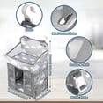 thumbnail image 2 of Organizador de guardería premium para pañales de bebé, organizador colgante para pañales para artículos esenciales de bebé,apilador de pañales para almacenamiento de cuna y cuidado., 2 of 5