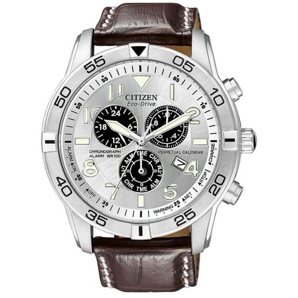 CITIZEN Citizen EcoDrive Alarm Chronograph Perpetual Mens Watch