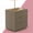Warm Brown, variant on Click365 Strata 3-Drawer Wood Nightstand with Fluted Fronts and Gold Handles, Brown