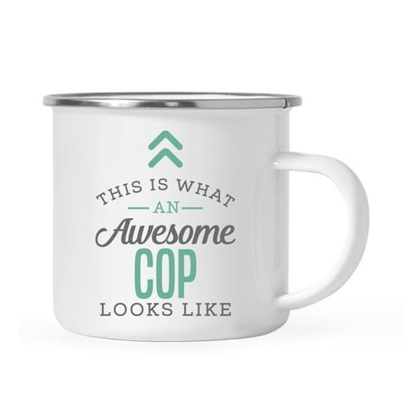 

Koyal Wholesale Stainless Steel Campfire Coffee Mug This is What an Awesome Cop Looks Like