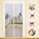 thumbnail image 1 of Magnetic Screen Door 90x210cm Anti Fly Curtain Adhesive Strip Automatic Closing Ultra Fine Mesh Tool-Free Installation Easy for Kids and Pets, White, 1 of 5