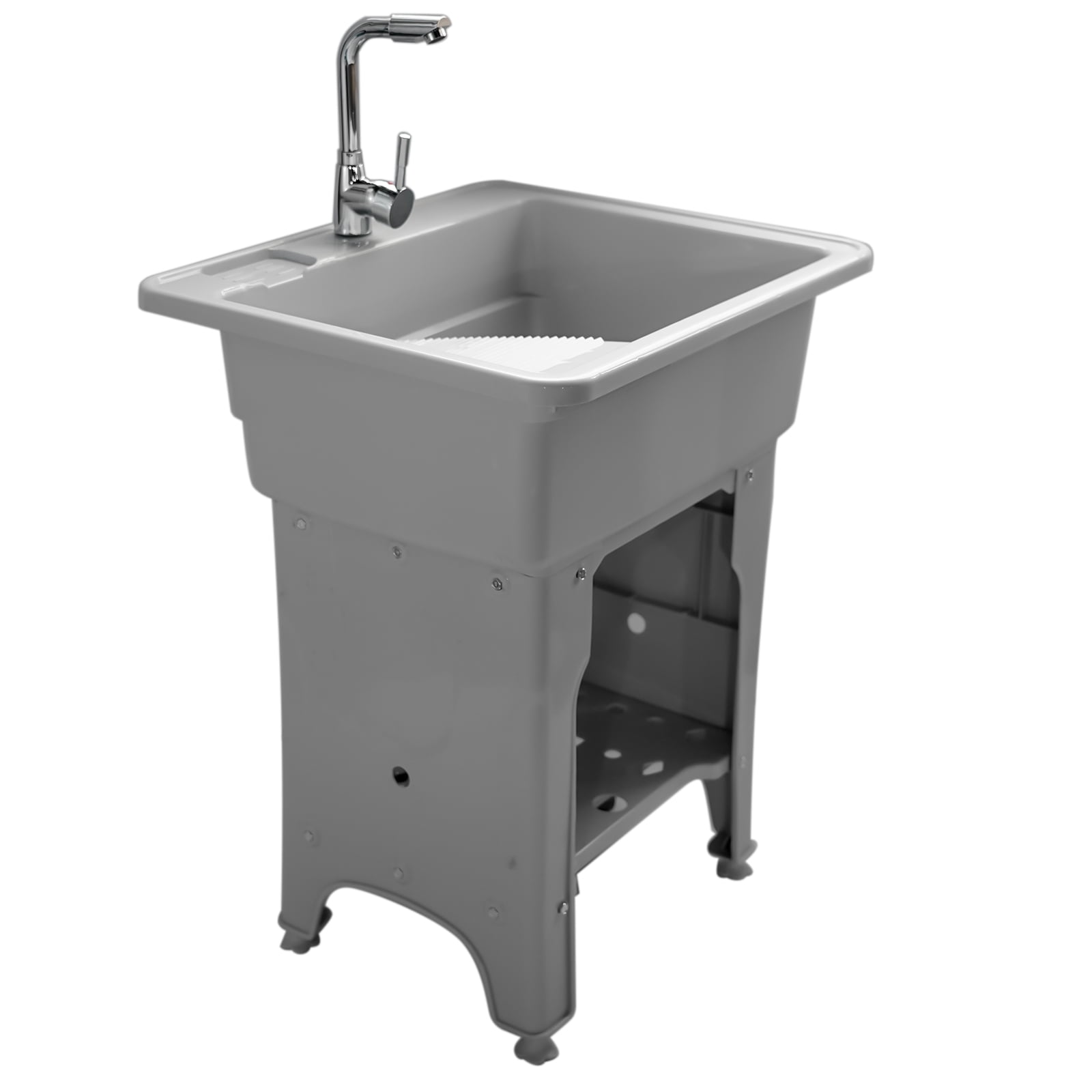 Freestanding Plastic Utility Sinks Utility Sink Laundry Tub Drop in Deep Sink