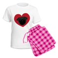 thumbnail image 5 of CafePress - Pug Love Women's Light Pajamas - Women's Short Sleeve Print T-Shirt and Pants Light Cotton Pajama Set, 5 of 7