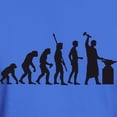 thumbnail image 3 of CafePress - Evolution Blacksmith T Shirt - Men's Classic Graphic Cotton T-Shirt, 3 of 4