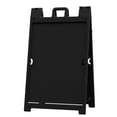 thumbnail image 3 of Plasticade Support de Panneau Double Face Pliant Portable Deluxe Signicade, Noir, 3 of 7