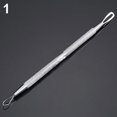 thumbnail image 1 of DEELLEEO Non-Slip Stainless Steel Pimple Popper Acne Blackhead Removal Needle Tool Silver, 1 of 11