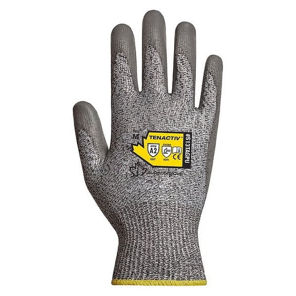 Superior Glove Tenactiv Glv, Polyurethane Palm,Sz 5,PR S13TAGPU-5