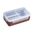 thumbnail image 1 of POINTERTECK Lunch Box 1 Set Lunch Box with Lid Leakproof Plastic Separate Compartments Bento Case Household Supplies, 1 of 6