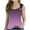 Purple, variant on ZACPNCV Tank Tops for Girls Dressy Casual Sleeveless T Shirts Loose Comfy Camisole Trendy Cute Blouses Summer Top Beige 9-10 Years
