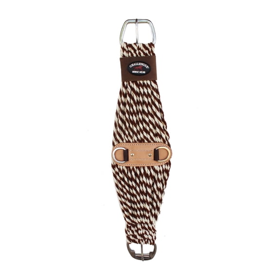 22  Horse Western 27 Strand Double Weave Two-Tone Mohair Roper Cinch 97RT05-22