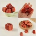 thumbnail image 1 of PVC Artificial Beef Cube for Food Display 6Pcs Realistic Kitchen Ornament, 1 of 3