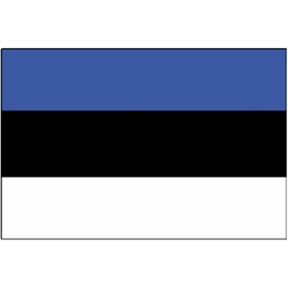 Annin Flagmakers 221340 2 ft. X 3 ft. Nyl-Glo Estonia Flag