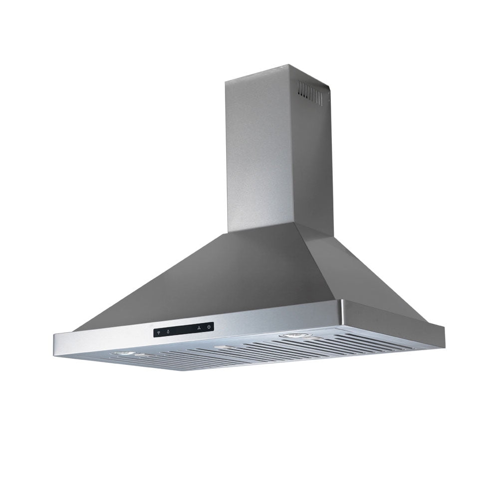 Empava 30 in. 380 CFM Wall Mount Range Hood with Ducted Exhaust Vent - Soft  Touch Controls - 3 Speed Fan | Walmart Canada