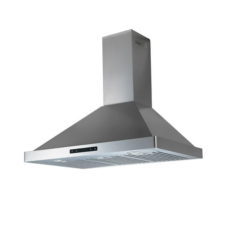 Empava 30 in. 380 CFM Wall Mount Range Hood with Ducted Exhaust Vent ...