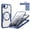 Blue, variant on Decase for iPhone 17e/16e Magnetic Case,Clear Full-Body Protective Case,Compatible with Mag-Safe,Rugged Silicone Hybrid Slim Clear Cover with Built in Screen Protector for Women Men,Pink
