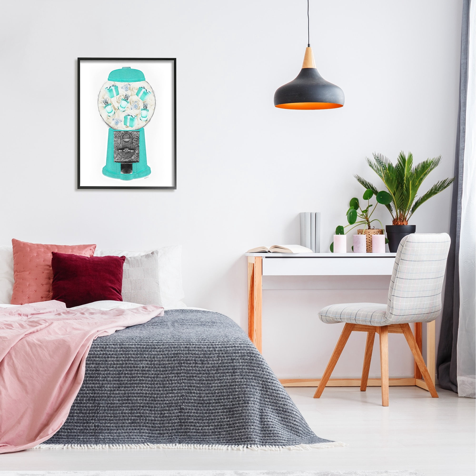 Stupell Industries Old Fashioned Candy Dispenser Designer Fashion Jewelry Boxes Framed Wall Art, 24 x 30, Design by Amanda Greenwood