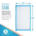 thumbnail image 2 of Almohadilla desechable Dynarex 1346 de grado médico, 23 x 36 cm, 150 P, 2 of 7