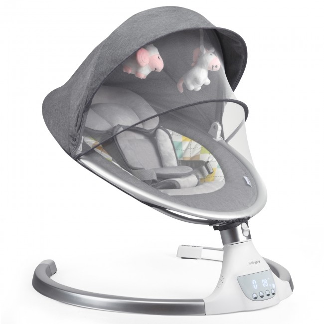 Electric Baby Swing Bouncer Baby Rocker Music 5 Gears Time Set Remote