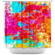 Shower Curtains 70" x 73" from DiaNoche Designs by Julia Di Sano - Abstract Jungle V