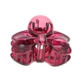thumbnail image 4 of Unique Bargains 1 Pc Cute Bow Hair Clips Hairdo Clip Wine Red, 4 of 5