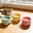 thumbnail image 7 of Nkmbld Cat Bowls Elevated, Large Capacity Pet Bowl Neck Protection Antiskid Food Water Bowl for Cats Dogs, Anti-Vomiting and Whisker Friendly, 7 of 7