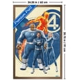 thumbnail image 3 of Marvel Fantastic Four: First Steps (2025) - Group Wall Poster, 22.375" x 34" Framed, 3 of 5