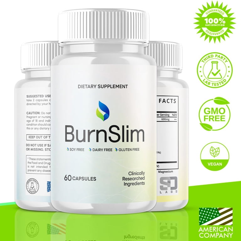 S.O LABS, BurnSlim Capsules, 60 Count, Supports Active Lifestyle