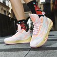 thumbnail image 5 of Bolognifi Men's Basketball Shoes, Classic Training Sports - PINK1_11, 5 of 7