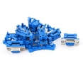 thumbnail image 1 of Conector adaptador IDC hembra D-SUB DB9 de 10 piezas para cable plano de cinta, 1 of 2