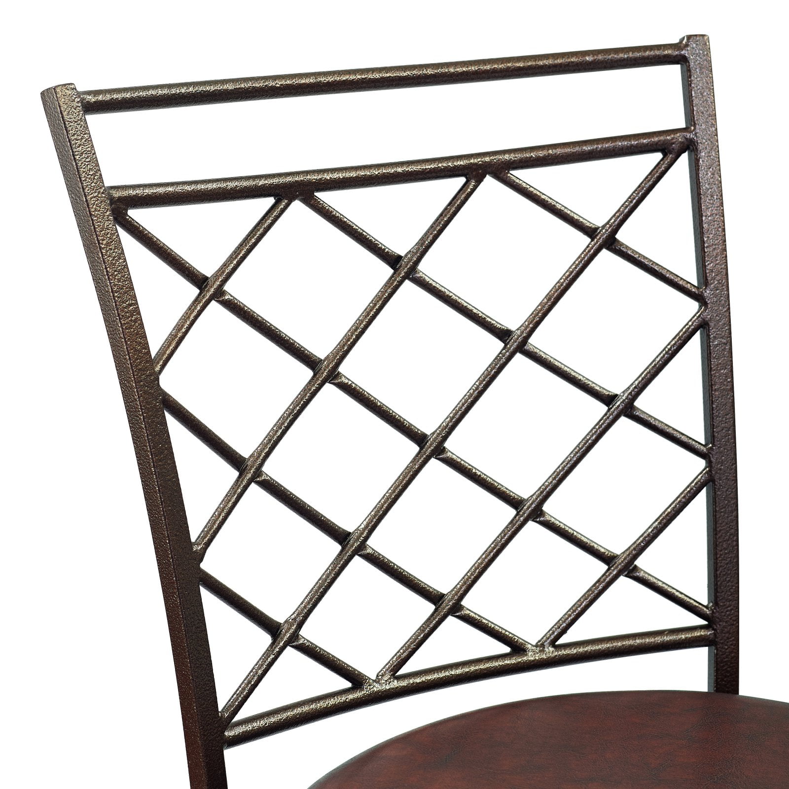 2-in-1 Metal Swivel Barstool