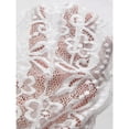 thumbnail image 6 of AESKEIA Women Babydoll Lingerie Lace Plunge Halter Bodysuit Sleepwear White L, 6 of 7