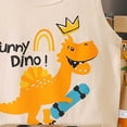 thumbnail image 3 of Kogui Toddler Boy Beach Shorts Set Toddler Baby Boy Outfit Short Sleeve T-Shirt Pullover Tops Shorts 2Pcs Set Summer Clothes 3 6 9 12 18 24 Months 2T 3T 4T 5T 6T 7T (Orange,2-3 Years), 3 of 3
