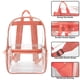 thumbnail image 2 of Mochila Trail maker de PVC transparente transparente para niños Coral, 2 of 8