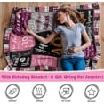 thumbnail image 3 of Birthday Gifts for Women/Girls/Her, Happy Birthday Decorations Blanket 50"X60", Gifts for Women Birthday Unique, Birthday Gifts for Mom/Daughter/Friend/Sisters, Women Birthday Gift Ideas, 3 of 5