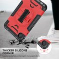 thumbnail image 5 of for Samsung Galaxy Tab A9+ 11.0" 2023 SM-X210 / SM-X215 / SM-X216 Rugged Shockproof Case, 360 Rotating Hand Strap & Stand, Shoulder Strap, TPU PC 3 Layers Multi-Functional Cover - Red, 5 of 9