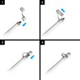 thumbnail image 4 of Capuchon, capuchon de Remplacement Magnétique et Support pour Apple Pencil (1 Pce, Blanc), 4 of 4