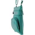 thumbnail image 3 of SILVERFEVER Genuine Leather Organizer Handbag Cross Body - Shoulder Travel Bag, 3 of 7