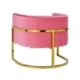 thumbnail image 2 of TOV Furniture Magnolia Barrel Accent Chair With Gold Steel Frame, 2 of 4