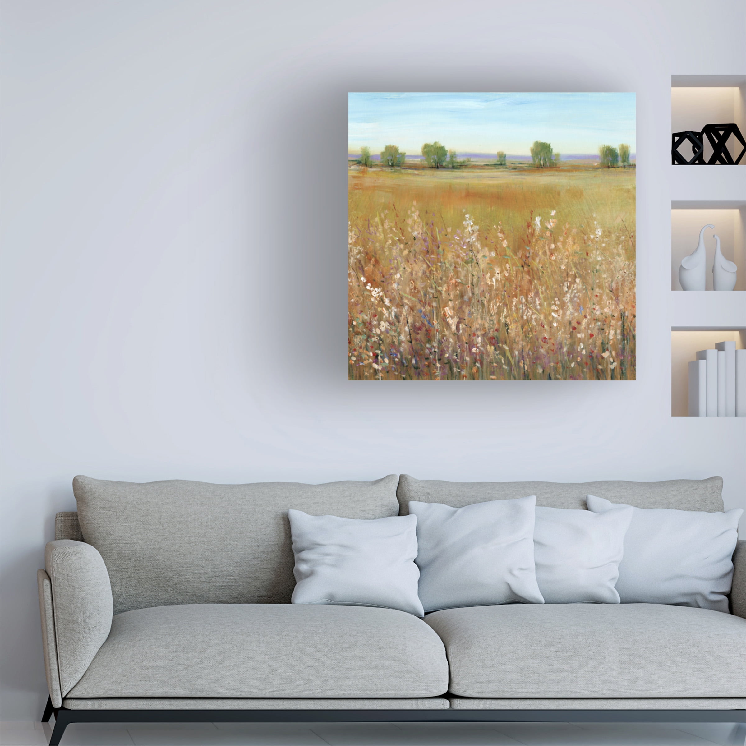 Tim OToole 'Abundance of Wildflowers I' Canvas Art
