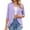 Purple-03, variant on Mittory Women Cardigan 3/4 Sleeves Open Front Lightweight Cardigan Draped Ruffles Knit Cardigan
