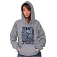 thumbnail image 4 of Angry Smurf Cartoon Manga Mashup Hoodie Sweatshirt Women Men Brisco Brands S, 4 of 6