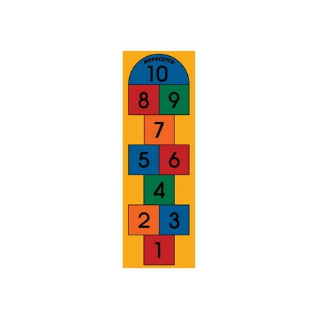 Skid Proof Indoor Outdoor Hopscotch Game Rug Walmart Com