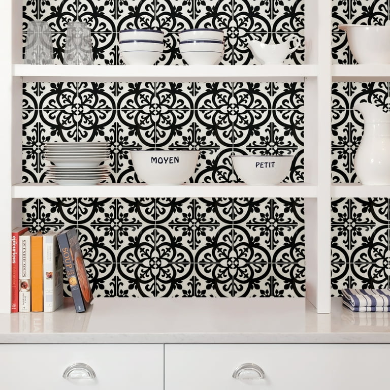 InHome Avignon 10 in. x 10 in. Peel and Stick Resin Backsplash Tiles (4-Pack) InHome Avignon 10 in. x 10 in. Peel and Stick Resin Backsplash Tiles (4-Pack)