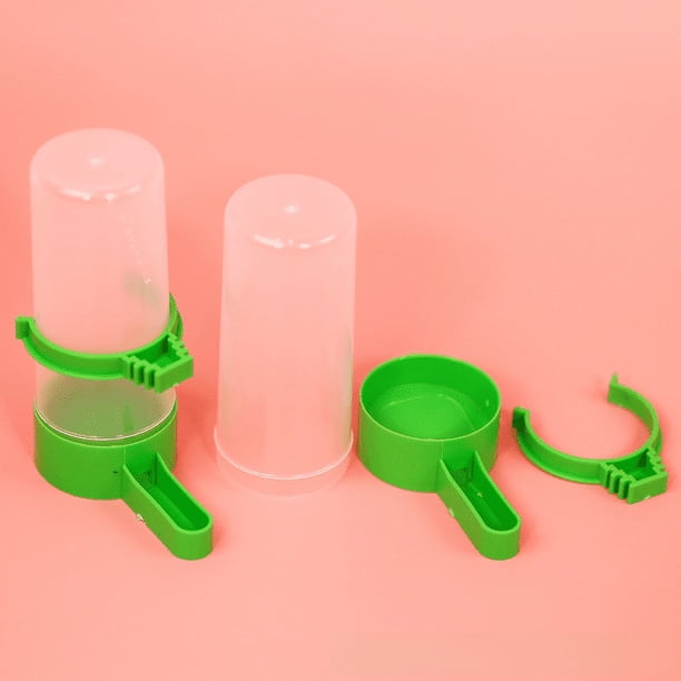 Dispensador automático de agua potable para pájaros, comedero para loros, botella de agua antisalpicaduras para mascotas, taza de agua, tanque de agua, utensilios para pájaros