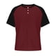 thumbnail image 3 of Ceisia Men's Slim Fit Short-Sleeve Raglan-Sleeve Henley T-Shirt Color-Blocked Spring Summer Shirt Gift, 3 of 6